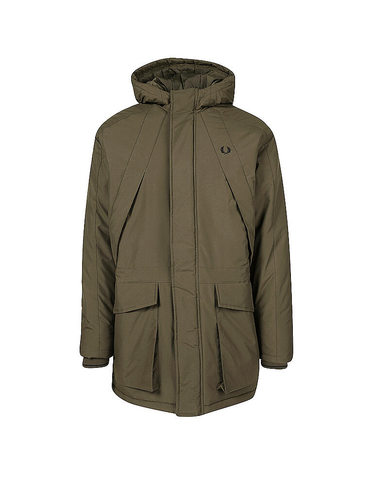 メンズ FRED PERRY 16AW Fishtail Parka-Olive/M | tureserva.com.co